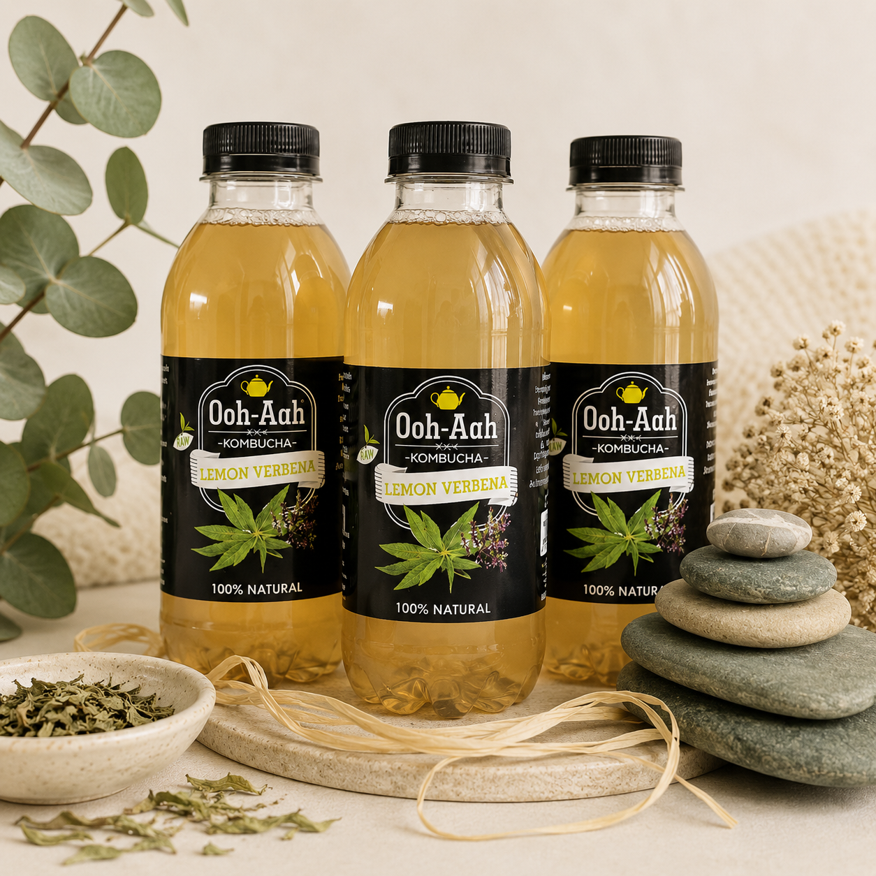 Lemon Verbena Kombucha (500ml)