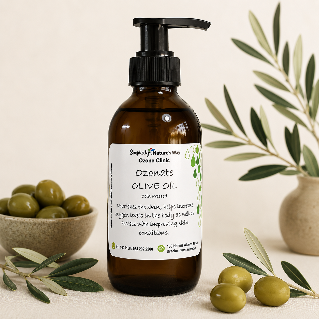 Ozonated Olive Oil (200ml)